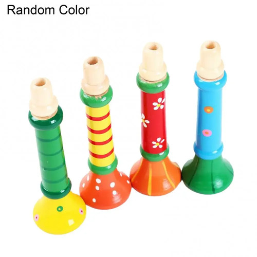 Wooden trumpet toy - wooden, musical
