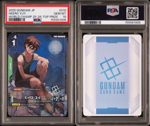 Psa10 heero yuy gundam card - psa10,