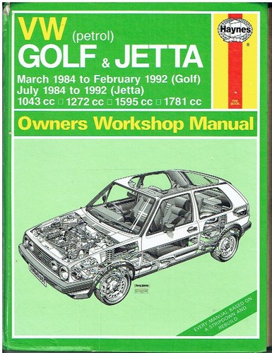 Golf mk2 1 6 - 1.05, 1.3