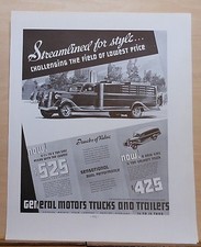 1936 magazine ad for GMC