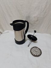 CAFETIERE INSULATED IN   BLACK FINISH IN GOOD CONDITION MEDIUM SIZE 4/6 CUP