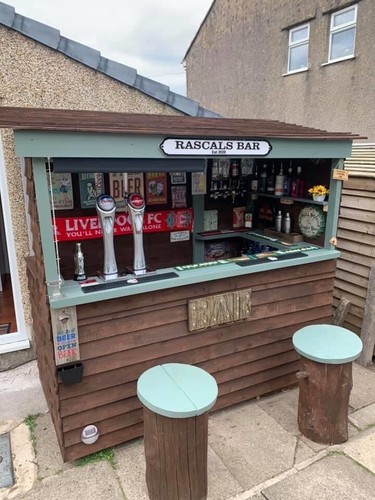 Garden bar wooden made - bar,
