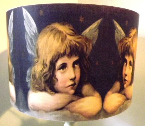 Angel lampshade lamp - angel,