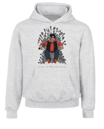 Custom hoodie gray rap hip - hoodie,