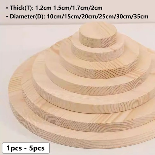 Circular wooden board sheet - circular,