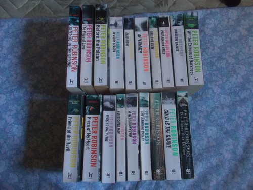 Peter robinson pb books - x,