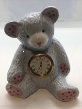 Excalibur Giftware Teddy Clock Ornament