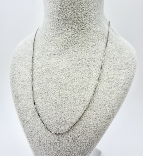 Ladies platinum box chain - box,
