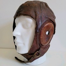 WW2 JAPANESE - FLYING HELMET - IMPERIAL AIRFORCE LEATHER MILITARY KAMIKAZE WWII