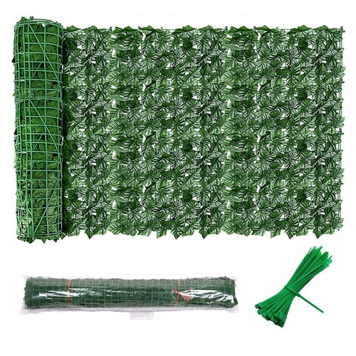 Artificial ivy hedge fence - hedge,