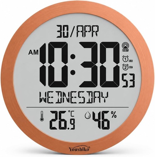 Radio controlled wall clock - wall,