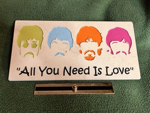 Beatles pop art stone - beatles,