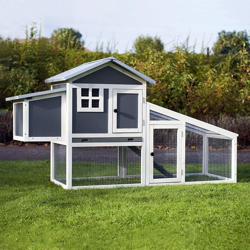 Plastic chicken coop - plastic, run