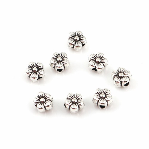 Tibetan silver spacer beads - tibetan,