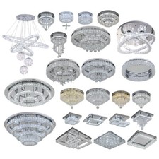 LED Ceiling Crystal Lights