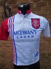 Glasgow Rangers 1996-97 Football Club Vintage Away Shirt Adidas - KIDS 