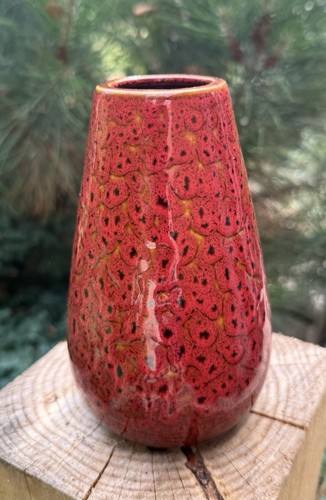 Abstract poppy vase red - abstract,