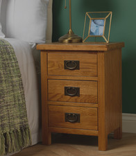 Baysdale Rustic Oak 3 Drawer