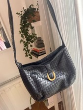 Bloomingdale's Black Woven Bag