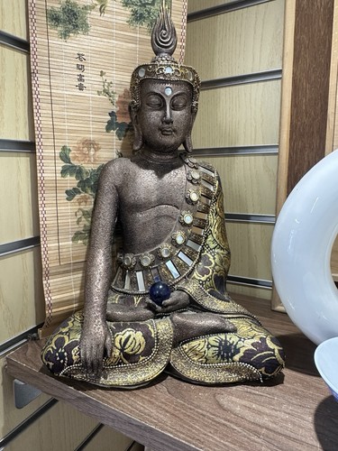 Large decorative seated buddha - large,