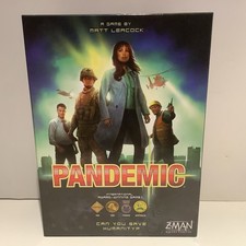 2013 Z-Man Games Pandemic Board Game Complete 2-4 Players 45 Minutes 8 Years +