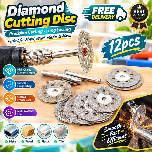 12pc 22mm diamond cutting - 22mm,