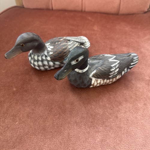 Vintage hand painted wooden - hand,