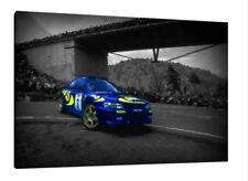 Colin McRae 30x20 Inch Canvas Art WRC Rally Subaru Impreza Framed Picture Poster