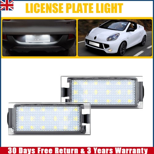 Rear number plate lamp for - 2x,