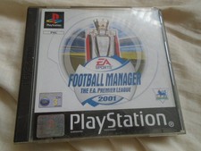 FA Premier League Football Manager 2001 PS1 (COMPLETE INC MANUAL) Playstation