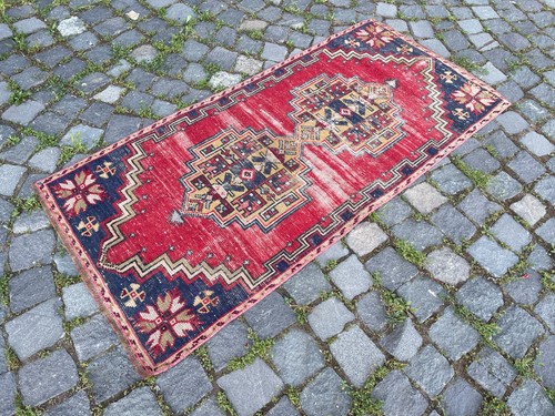 Bohemian area rug handmade - area,