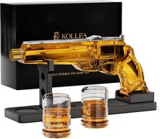 Gun Whiskey Decanter Set for
