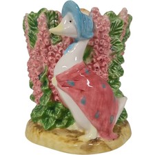 Beatrix Potter Jemima Puddleduck Pot Figurine Border Fine Arts