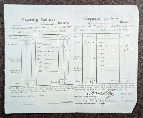 1891 rhymney railway - rhymney,