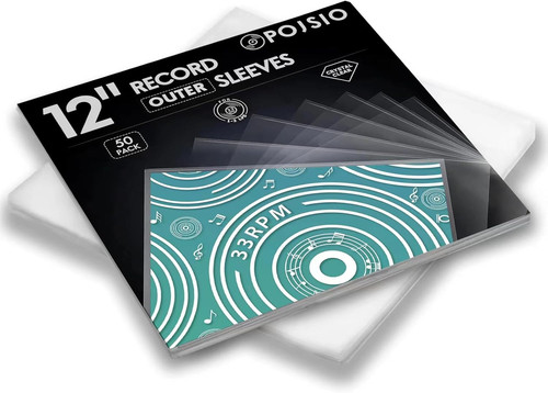 Inch vinyl record sleeves - 12,
