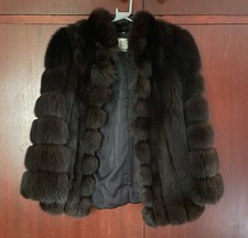 Real Fox Fur Coat From Saga