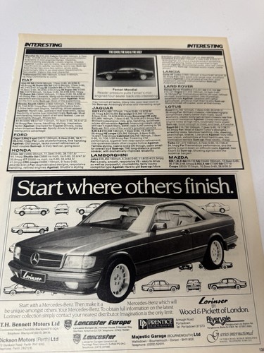 Original 1985 mercedes 500 sec - original,