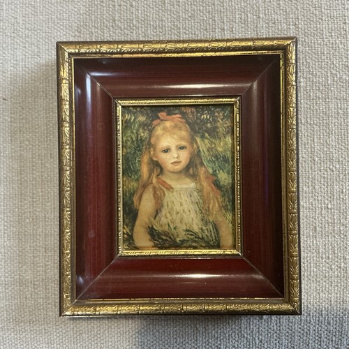 Small antique framed silk - framed,