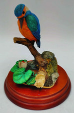 Border Fine Arts Russell Willis Kingfisher Figurine Ornament 484334 1998 5" Tall