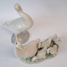 Lladro Geese Figurines 11cm Tall