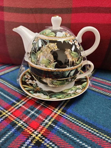Grace teaware jaguar zebra - jaguar,