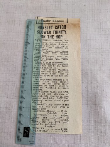 1962 hunslet wakefield - hunslet,