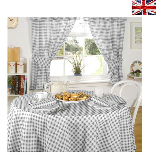 Stylish gingham curtains with - curtains,