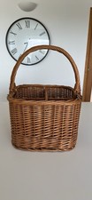 Wicker Wine Carrier Basket
