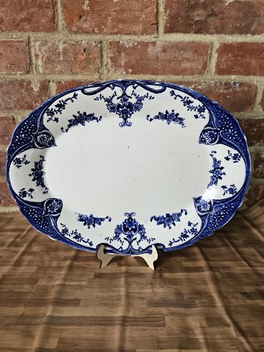 Antique blue white - blue, &