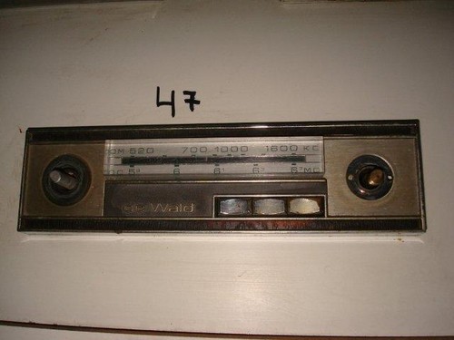 Vintage car radio old - old,