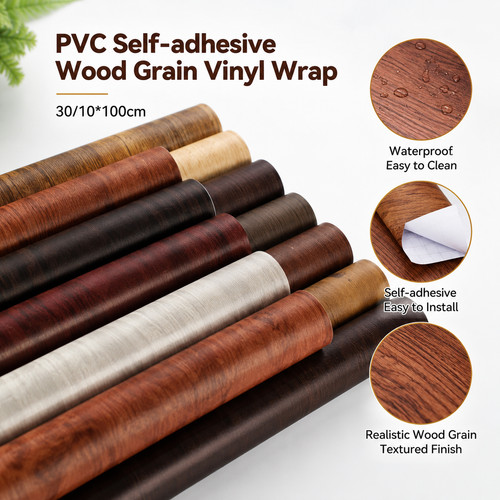 Wood grain pvc - wood,