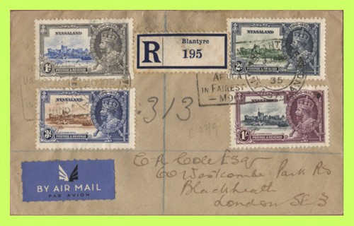 Nyasaland 1935 kgv silver - 1935,