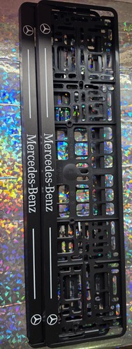 Car number plate holders - , set
