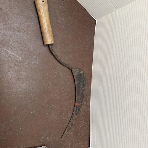 Vintage antique hand sickle - vintage,